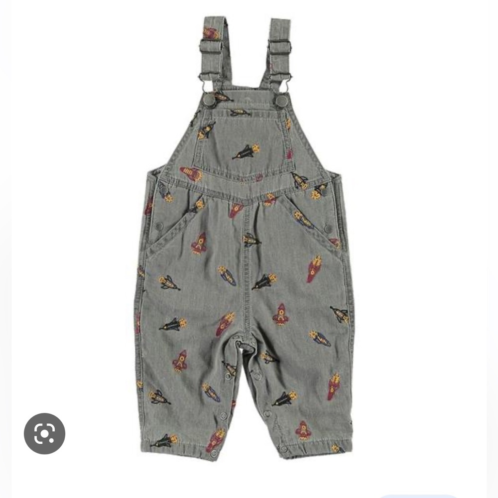 Stella McCartney grey rocketship overalls